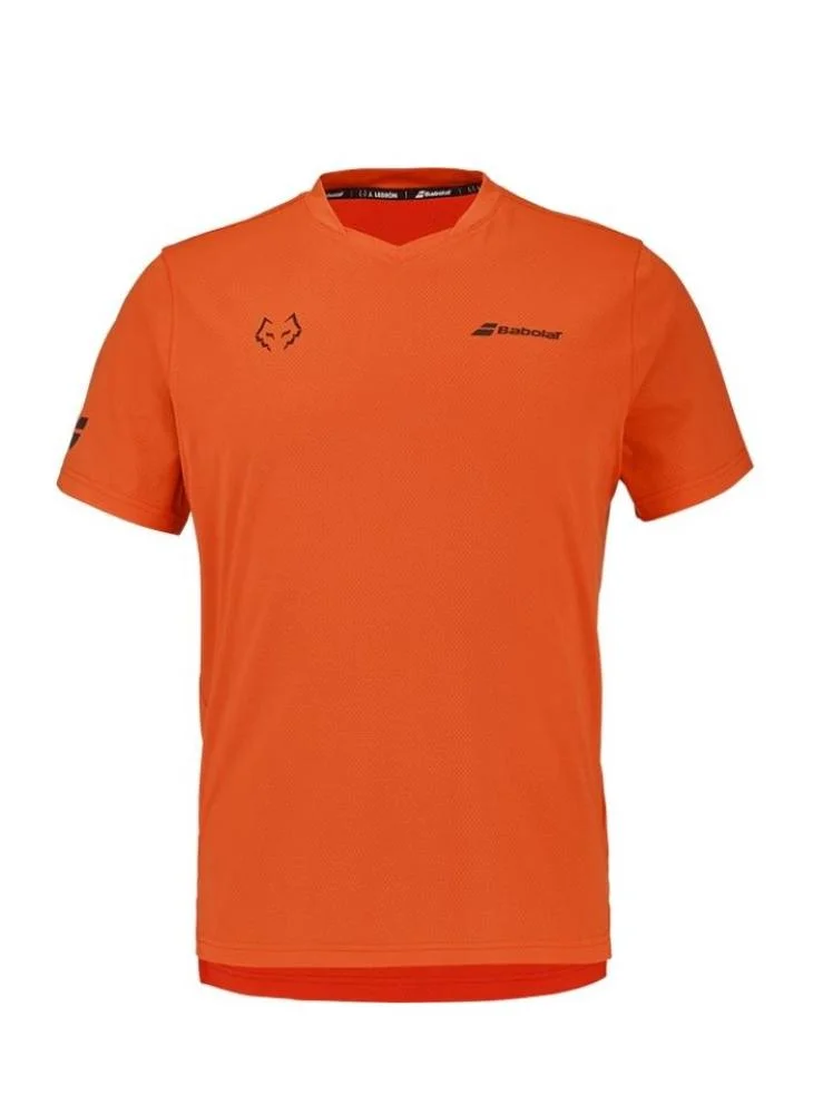 Babolat Babolat Men CREW NECK TEE J. LEBRON Red Orange 6MS26011